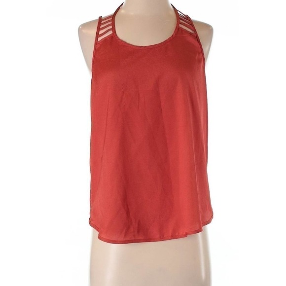 Poetry Tops - 5/ $25 Poetry Dark Orange Strappy Tank Top Size S